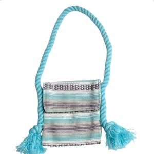 American Girl Joss Purse Meet Accessories Woven Shoulder Beach Bag Rope Tassels